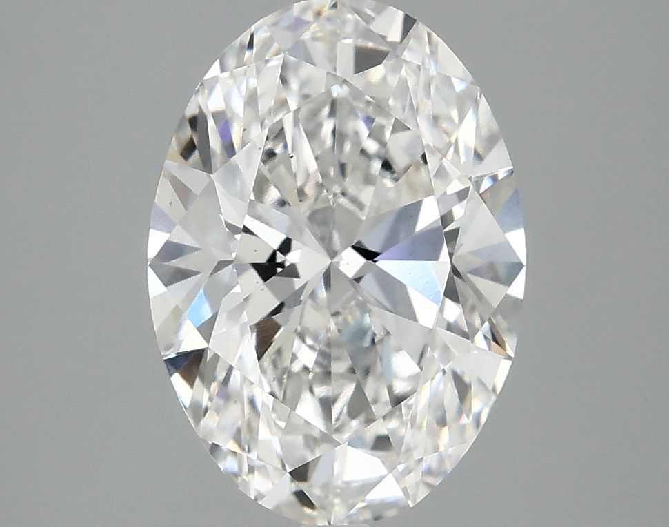 3.02 ct. oval Lab Grown Diamond front image