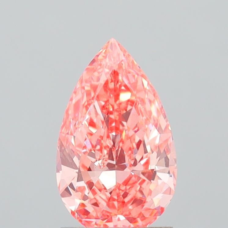 1.5 CT Fancy Vivid Pink PEAR