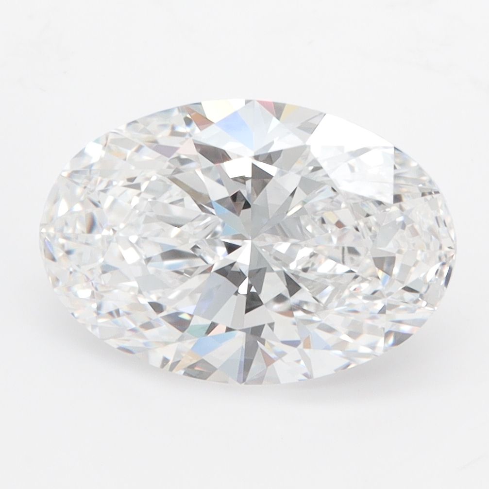 3.02 ct. oval Lab Grown Diamond front image