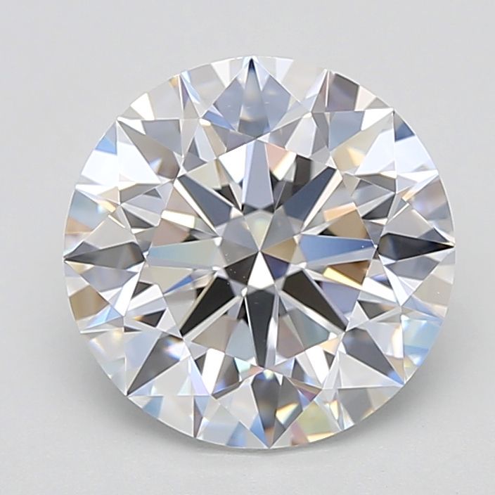 Diamant Rond 3.04 ct - Couleur D - Pureté VVS1
