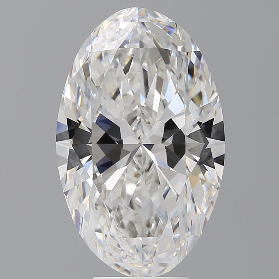6.54 ct. oval Lab Grown Diamond front image
