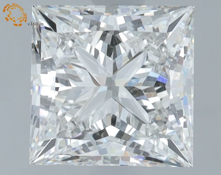 1.71 ct. princess Lab Grown Diamond front image