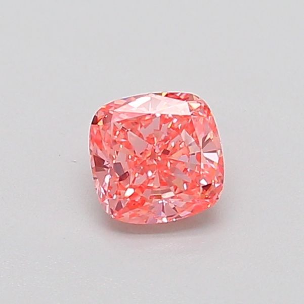 0.4 CT Fancy Vivid Pink CUSHION MODIFIED