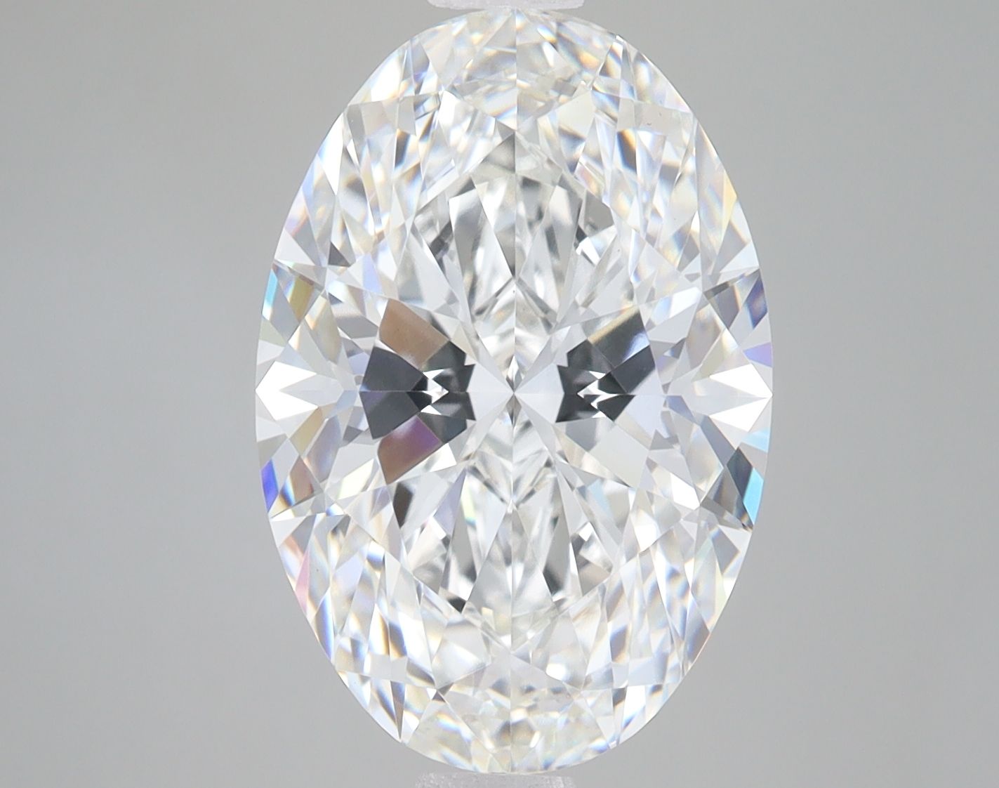 6.05 ct. oval Lab Grown Diamond front image