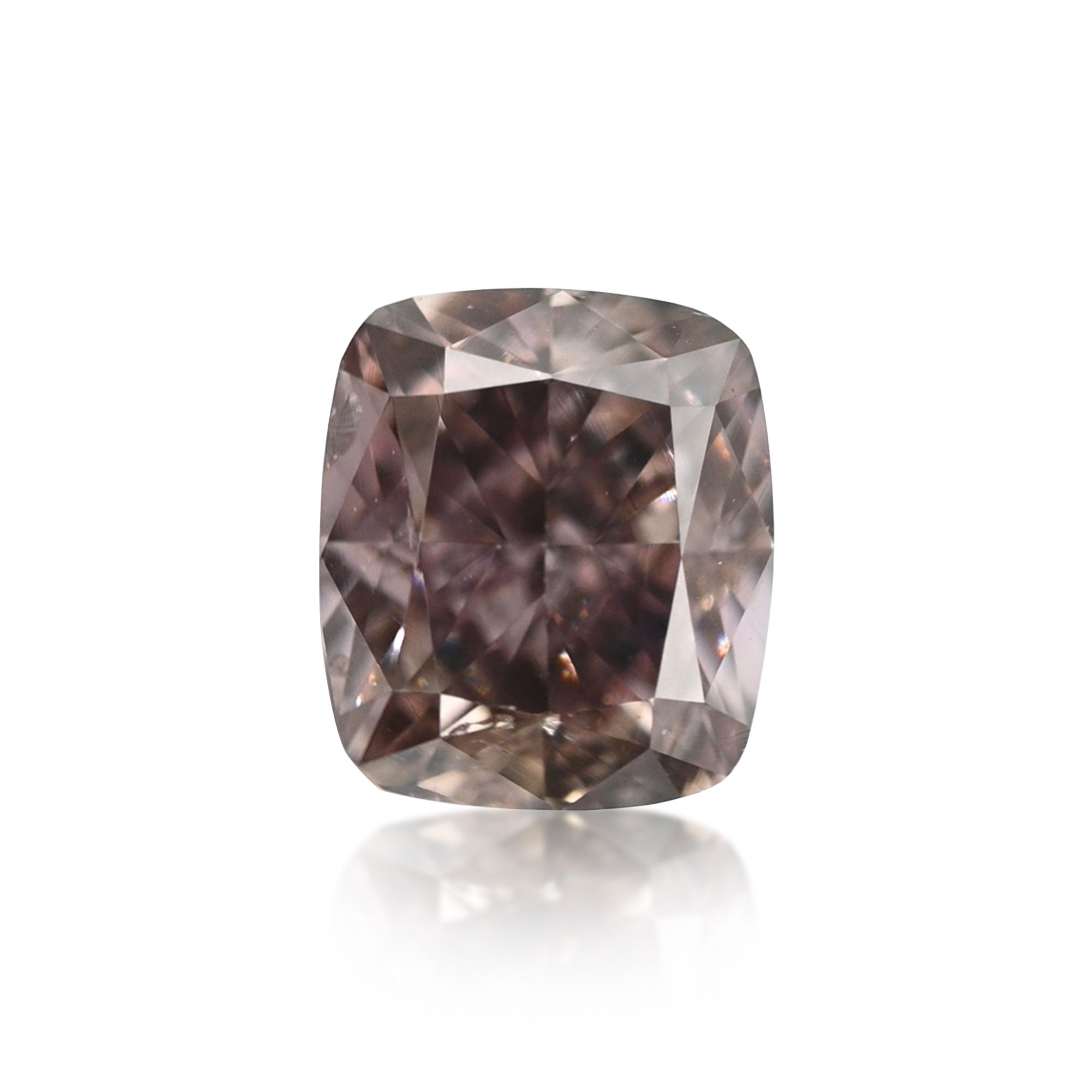 Diament 0.36 ct Fancy Dark Pink Brown/SI2