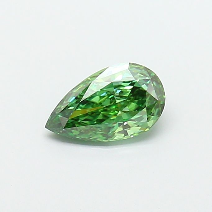 1.1 CT Fancy Vivid Green PEAR