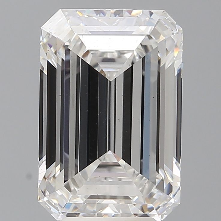 5.60 ct. emerald Lab Grown Diamond front image