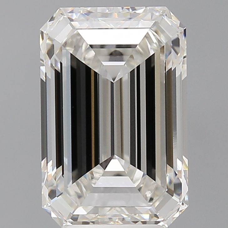 5.46 ct. emerald Lab Grown Diamond front image