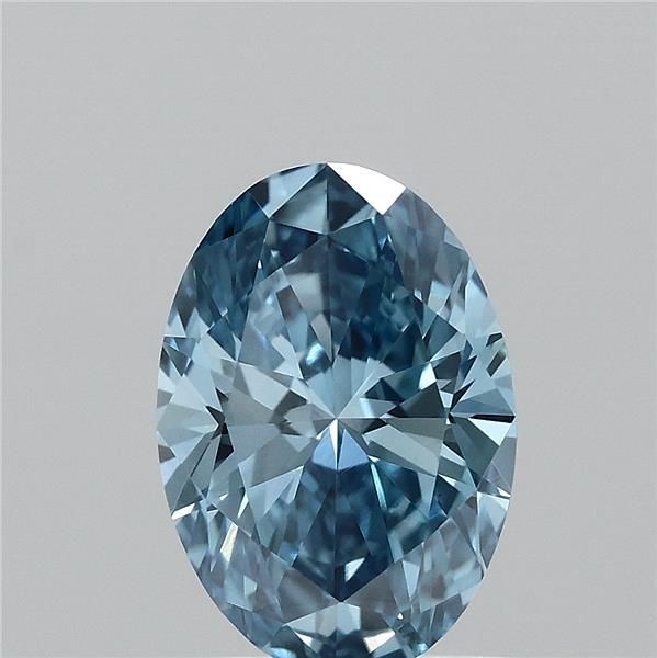 1.01 CT Fancy Vivid Blue OVAL