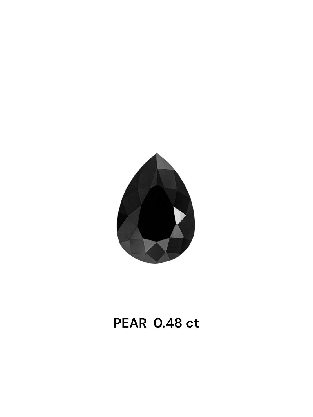 Diament 0.48 ct Fancy Black/VVS2