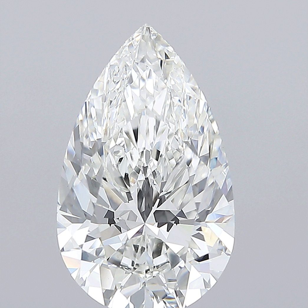 8.04 ct. pear Lab Grown Diamond front image