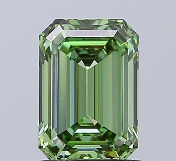1.55 CT Fancy Vivid Green EMERALD