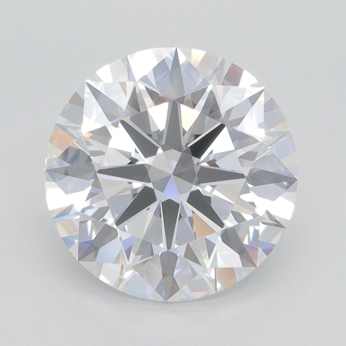 5.54 ct. round Lab Grown Diamond front image