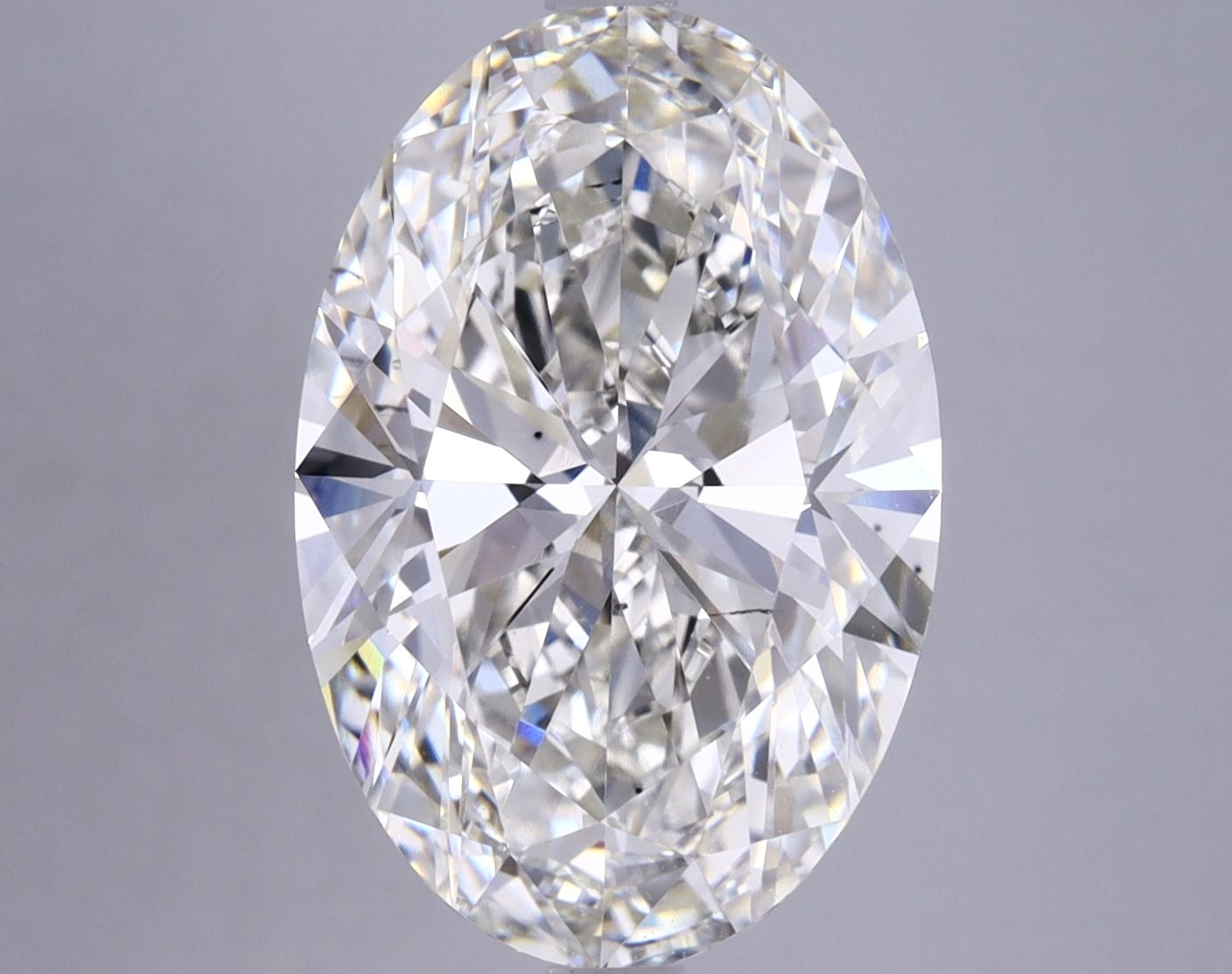 6.02 ct. oval Lab Grown Diamond front image
