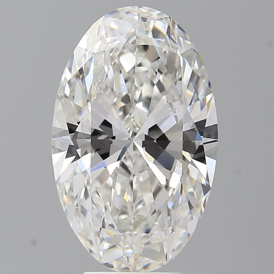 6.07 ct. oval Lab Grown Diamond front image