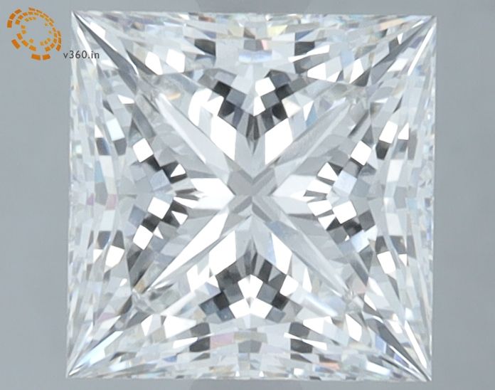 2.21 ct. princess Lab Grown Diamond front image