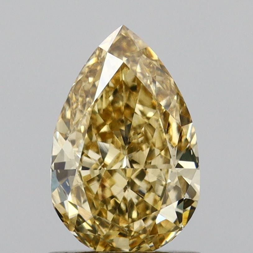 1.05 CT Fancy Yellow PEAR