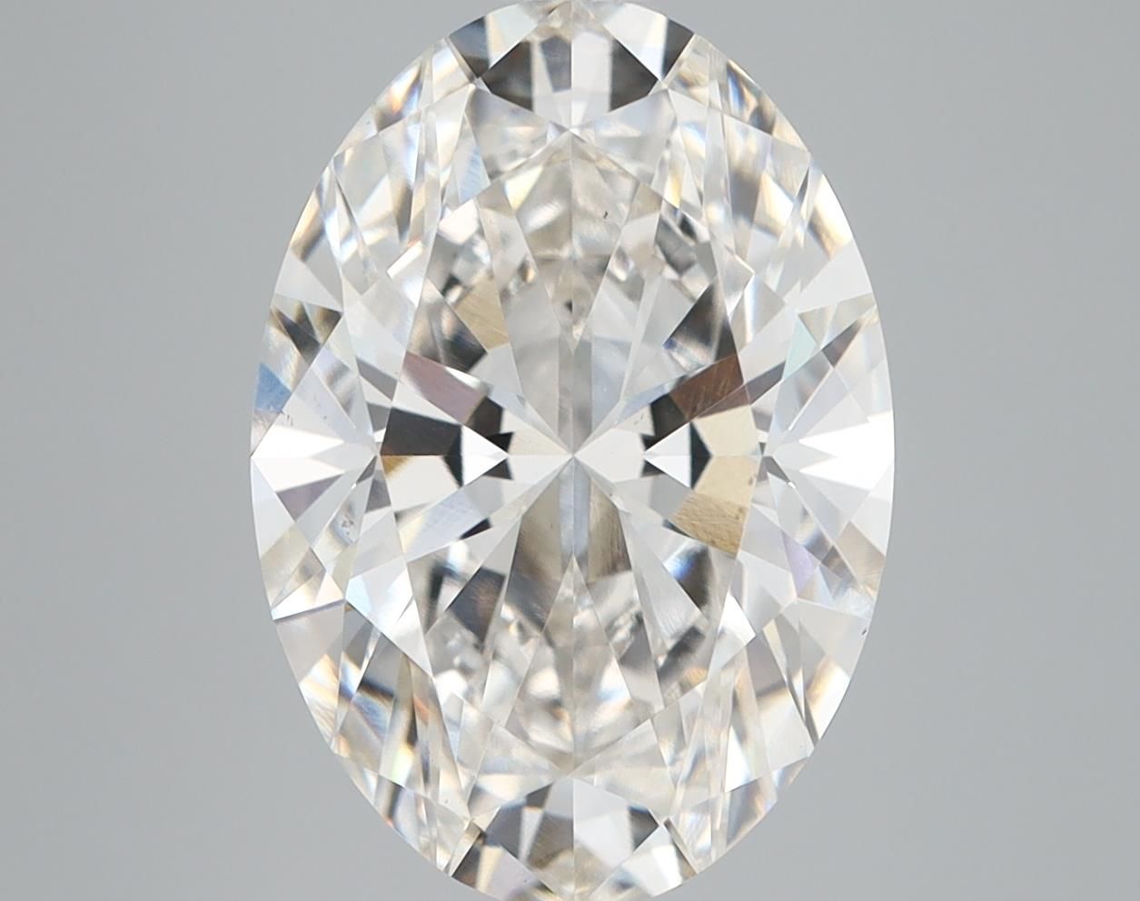 5.02 ct. oval Lab Grown Diamond front image