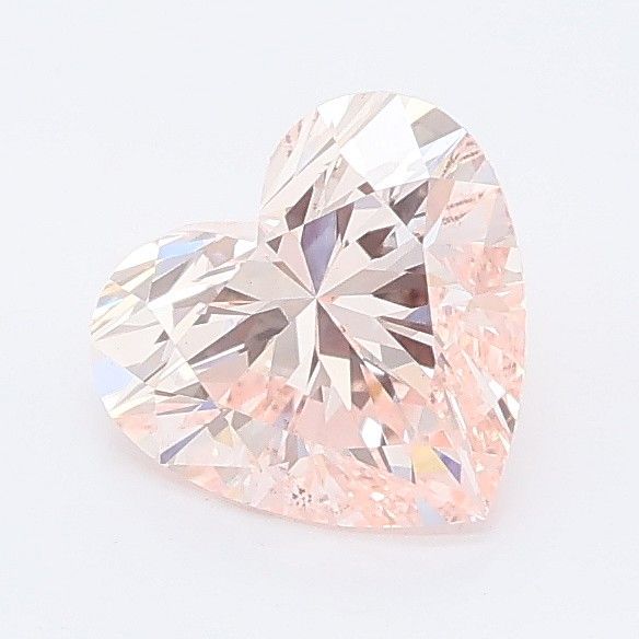 1.0 CT Fancy Intense Pink HEART