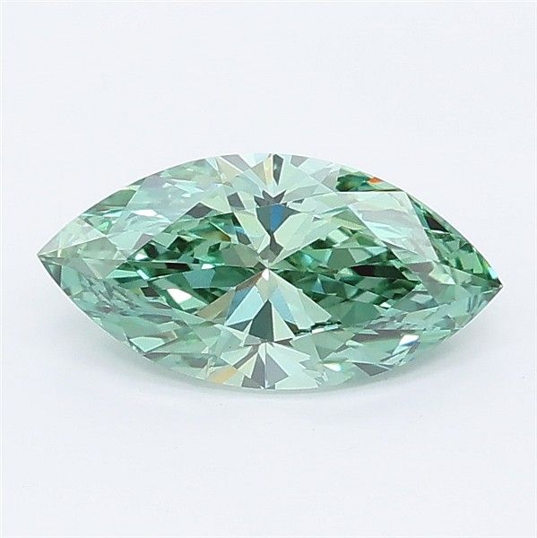 1.0 CT Fancy Vivid Green MARQUISE