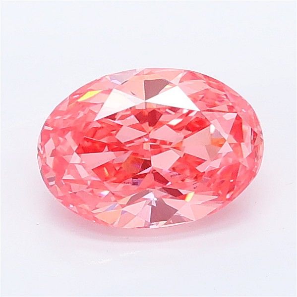 1.17 CT Fancy Vivid Pink OVAL