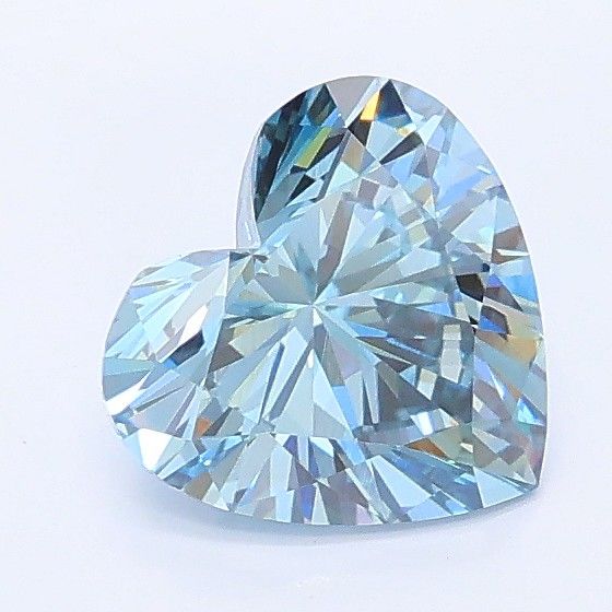 1.1 CT Fancy Intense Blue HEART