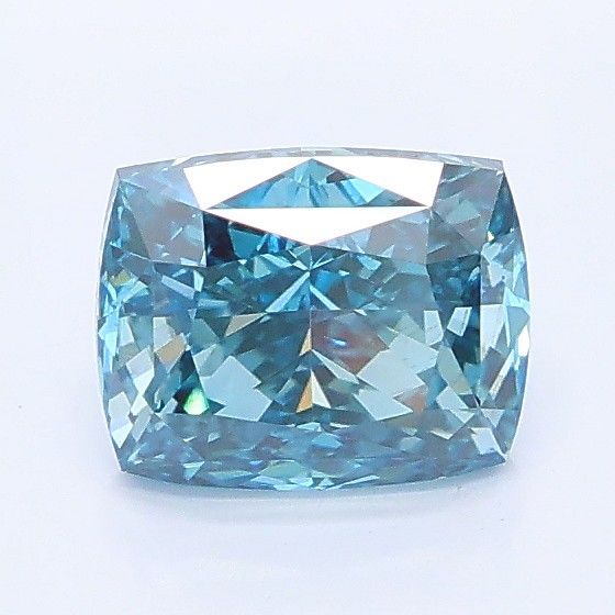 1.1 CT Fancy Vivid Blue CUSHION MODIFIED