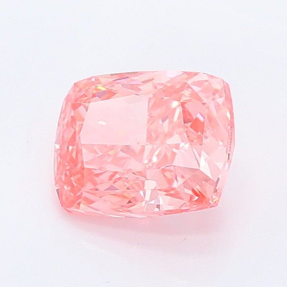 1.0 CT Fancy Vivid Pink CUSHION MODIFIED
