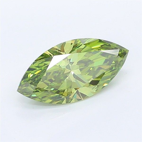 1.04 CT Fancy Vivid Green MARQUISE