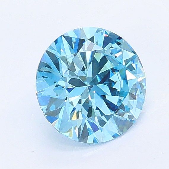 0.96 CT Fancy Vivid Blue ROUND