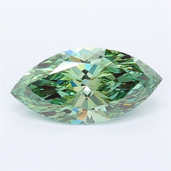 1.08 CT Fancy Vivid Green MARQUISE