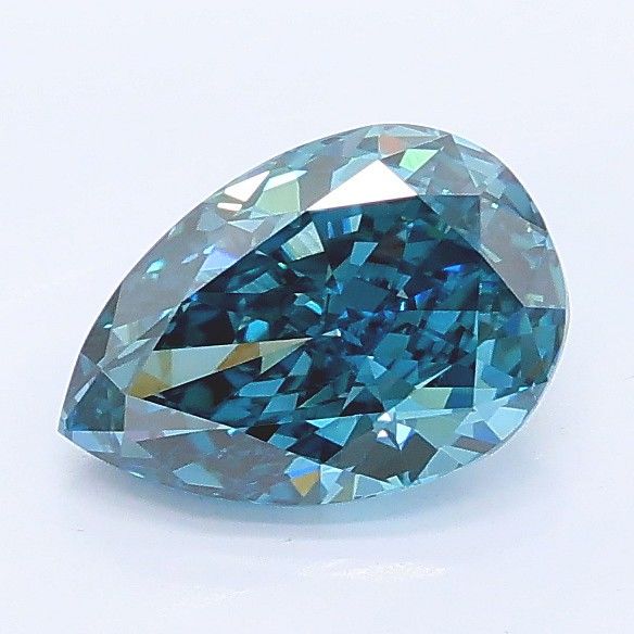 1.1 CT Fancy Vivid Blue PEAR