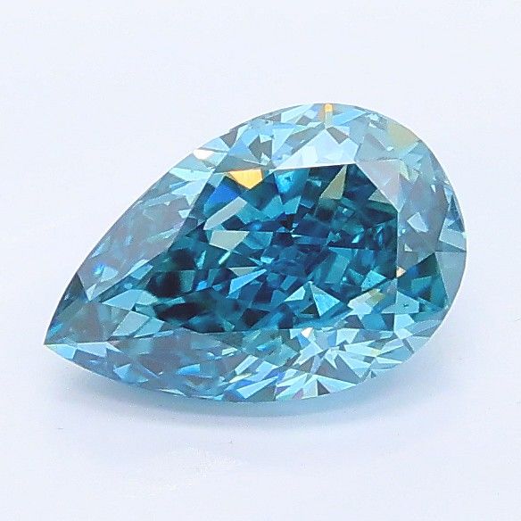 1.05 CT Fancy Vivid Blue PEAR