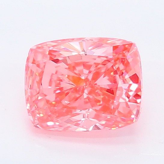 1.03 CT Fancy Vivid Pink CUSHION MODIFIED