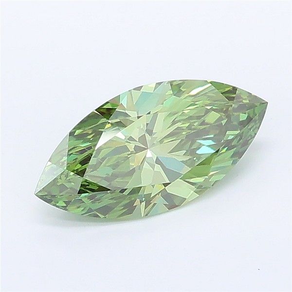 1.04 CT Fancy Vivid Green MARQUISE