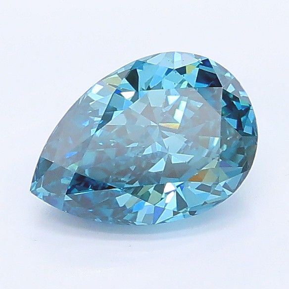 1.11 CT Fancy Vivid Blue PEAR