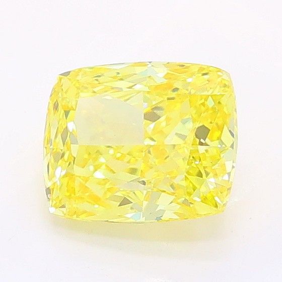 1.11 CT Fancy Vivid Yellow CUSHION MODIFIED