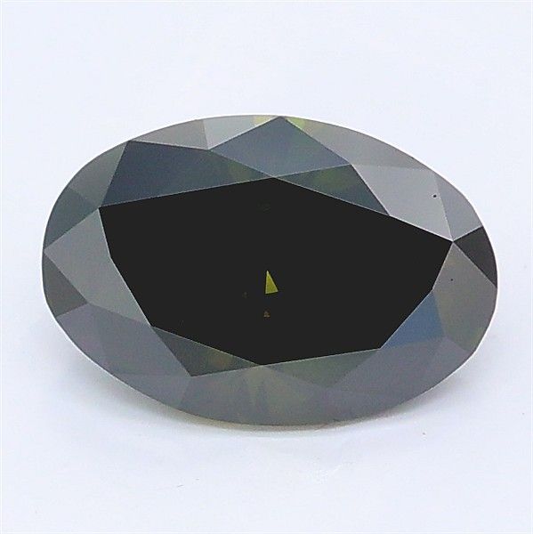 1.19 CT Fancy Dark Green OVAL