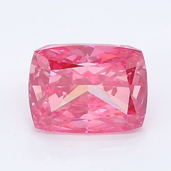 1.03 CT Fancy Vivid Pink CUSHION MODIFIED