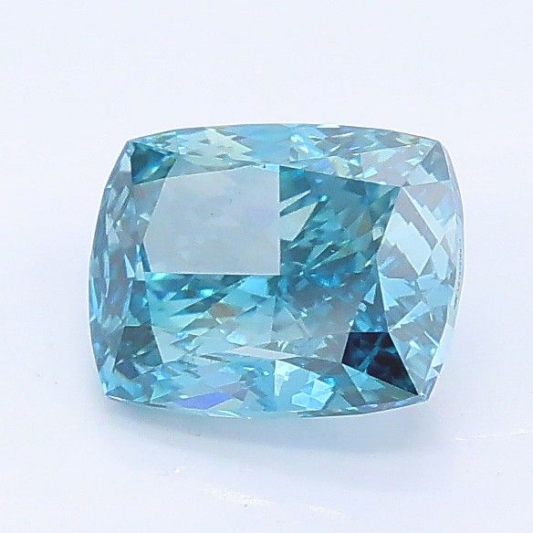 1.2 CT Fancy Vivid Blue CUSHION MODIFIED