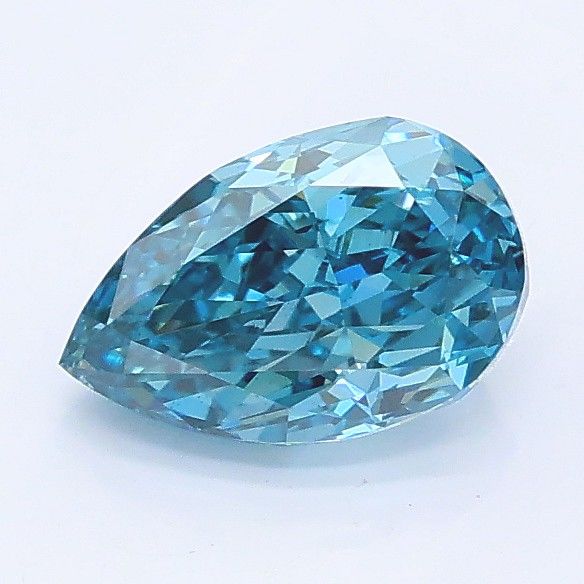 1.01 CT Fancy Vivid Blue PEAR