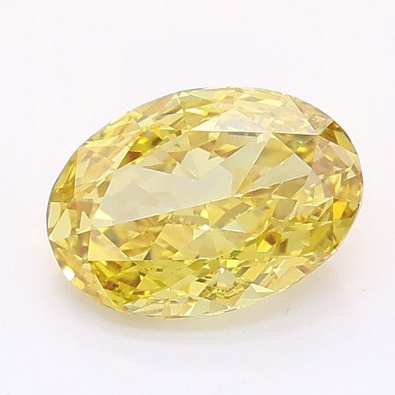 1.04 CT Fancy Intense Yellow OVAL