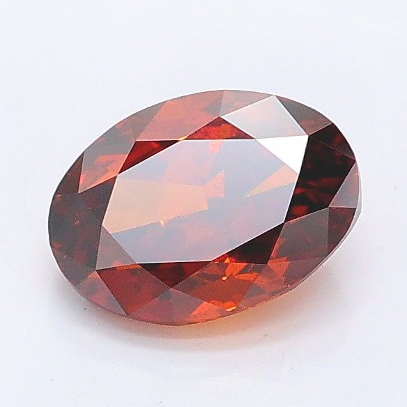 1.01 CT Fancy Deep Orange OVAL