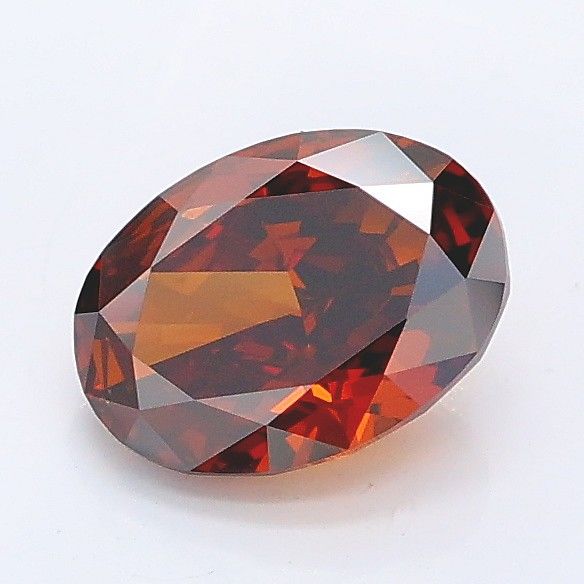 1.05 CT Fancy Deep Orange OVAL