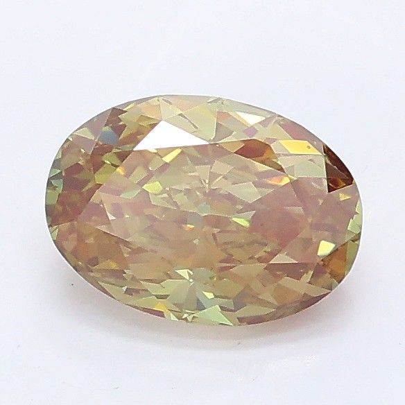 1.1 CT Fancy Intense Green OVAL