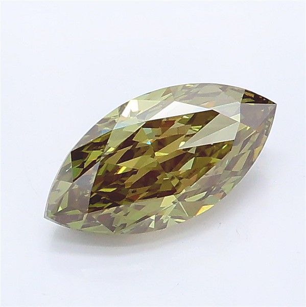1.04 CT Fancy Intense Green MARQUISE