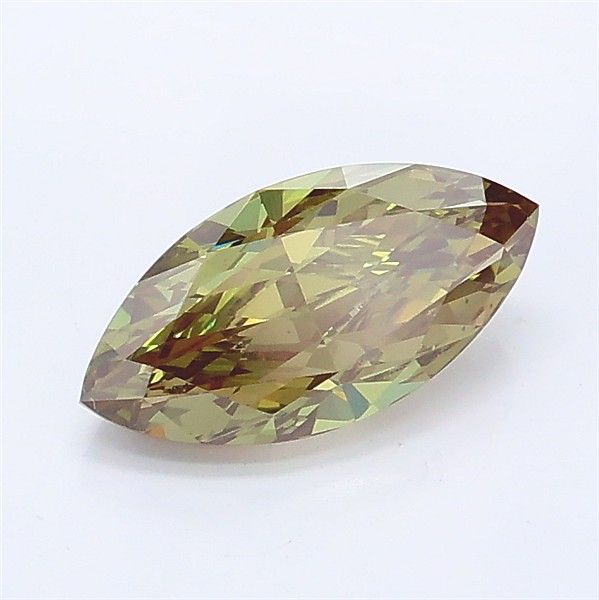 1.03 CT Fancy Vivid Green MARQUISE