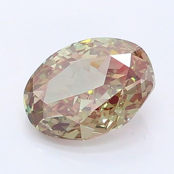 0.98 CT Fancy Intense Green OVAL