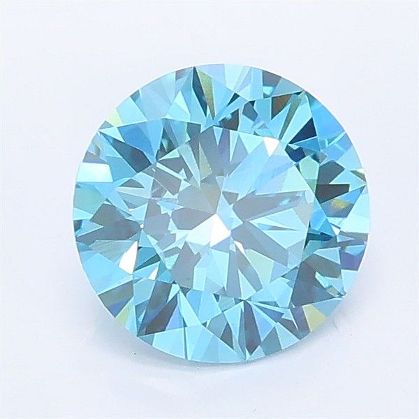 1.25 CT Fancy Vivid Blue ROUND