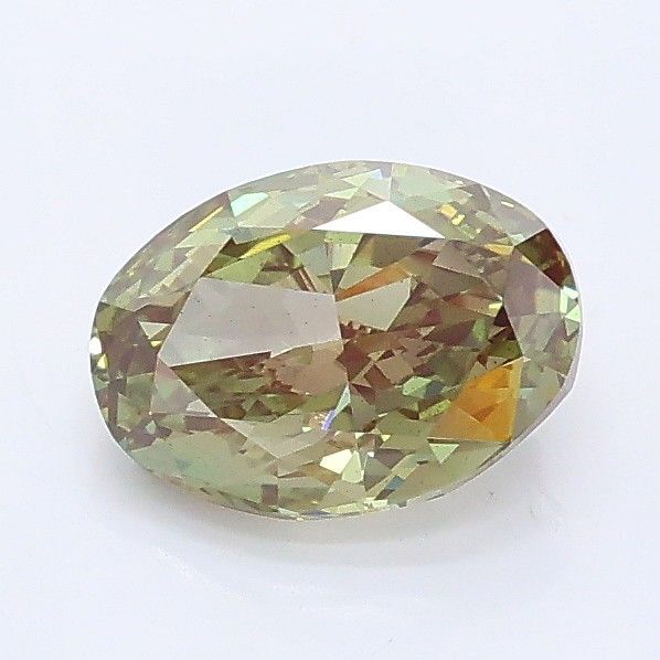 1.02 CT Fancy Vivid Green OVAL